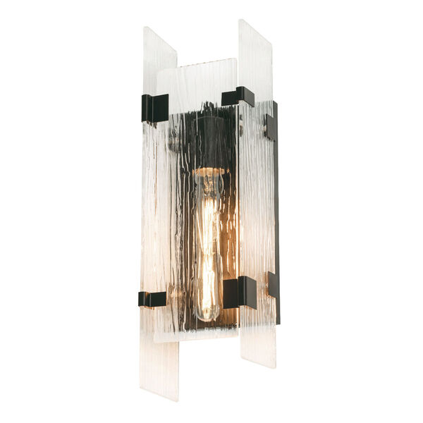 Pioneer Black One-Light Wall Sconce, image 1