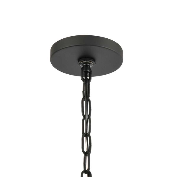 Clausten Black and Gold Four-Light Chandelier, image 5