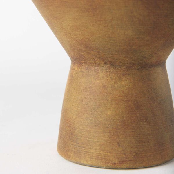 Esme Light Brown Ceramic Vase, image 6