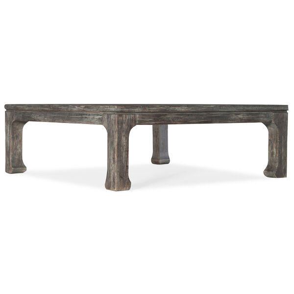 Beaumont Dark Wood Square Cocktail Table, image 1