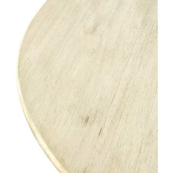 Kenna Ivory Sun-Bleached 63-Inch Oval Dining Table, image 6