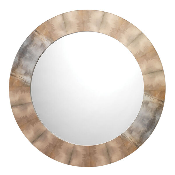 Cloudscape Taupe and Slate Lacquer Mirror, image 2