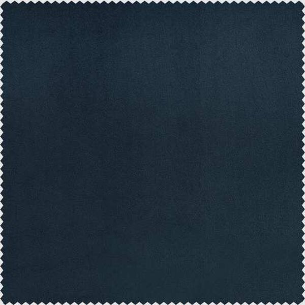 Blue 96 x 50 In. Plush Velvet Curtain Single Panel, image 15