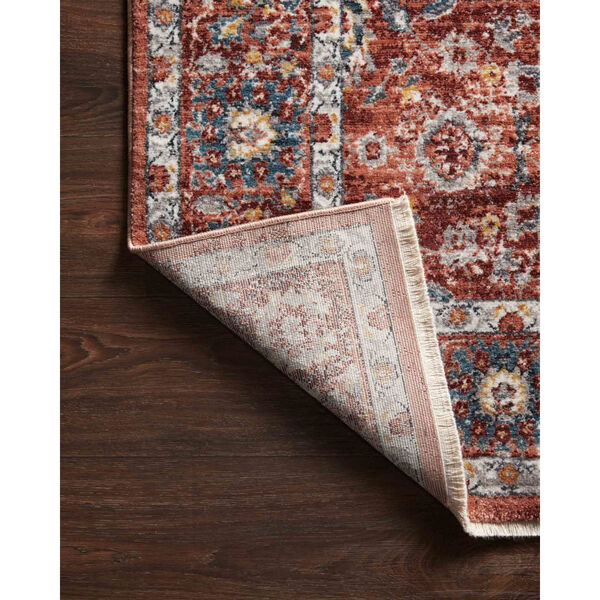 Samra Brick and Multicolor Rectangular: 2 Ft. 3 In. x 3 Ft. 10 In. Area Rug, image 4