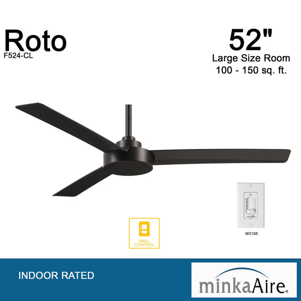 Roto Coal 52-Inch Ceiling Fan - (Open Box), image 5