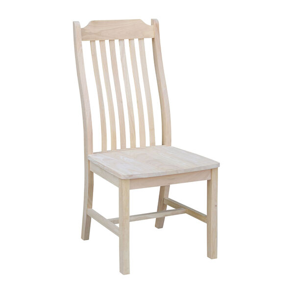 Unfinished Steambent Mission Chair, Set of 2, image 2