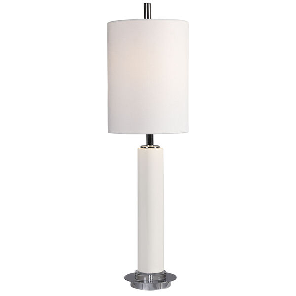 Windsor Ivory One-Light Buffet Lamp, image 1