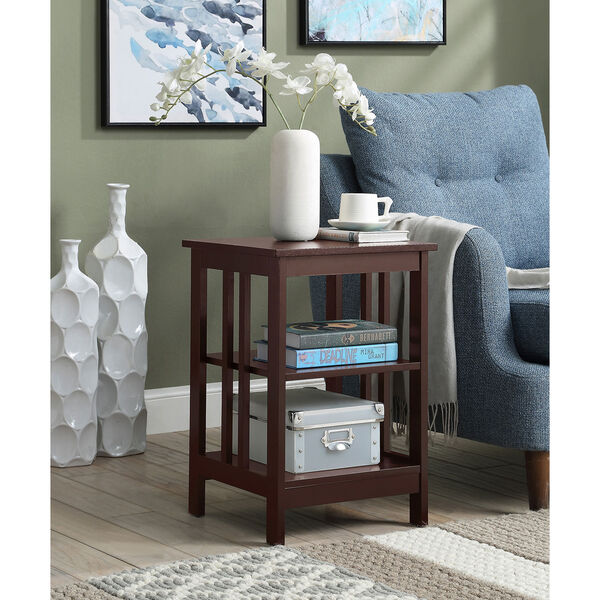 Mission End Table in Espresso, image 3