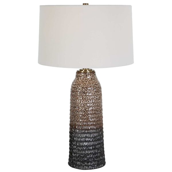 Padma Gray and White Mottled Table Lamp, image 1
