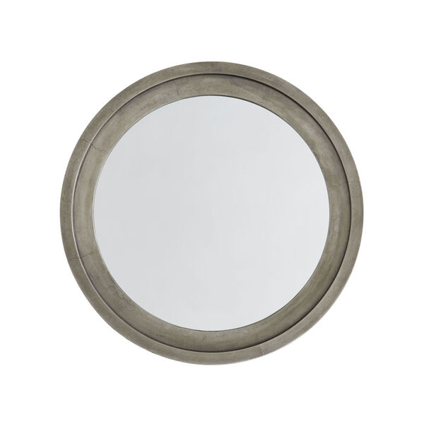 Oxidized Nickel 32 x 32 Inch Round Decorative Mirror, image 1