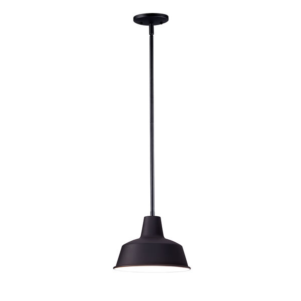 Pier M Black Eight-Inch LED Outdoor Hanging Lantern Dark Sky, image 1