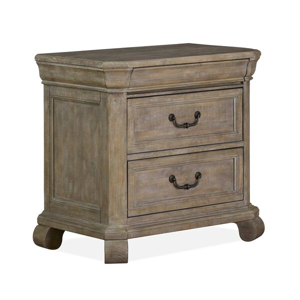 Tinley Park Dove Tail Grey Drawer Nightstand, image 4