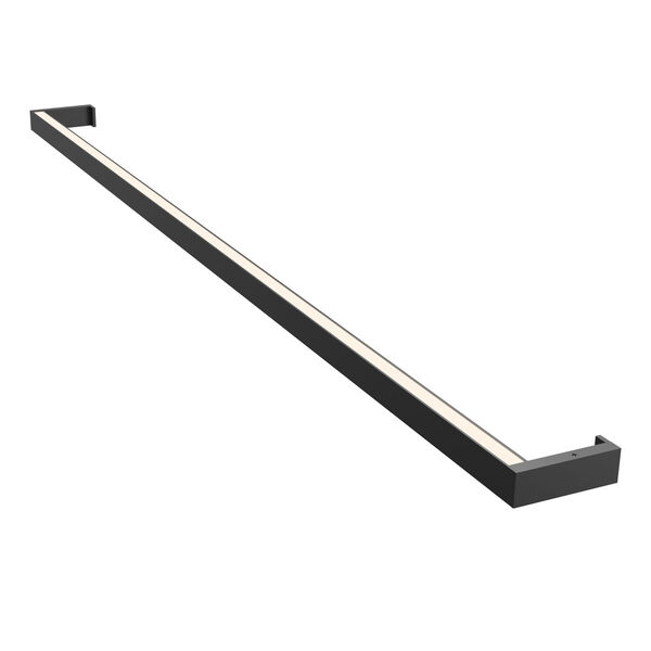 Thin-Line Satin Black LED 48-Inch Wall Bar, image 1