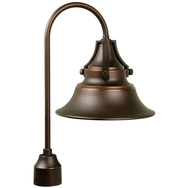 Union Oiled Bronze One-Light Outdoor Post Mount, image 1