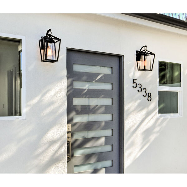 Artisan Black Nine-Inch One-Light Outdoor Wall Sconce, image 5