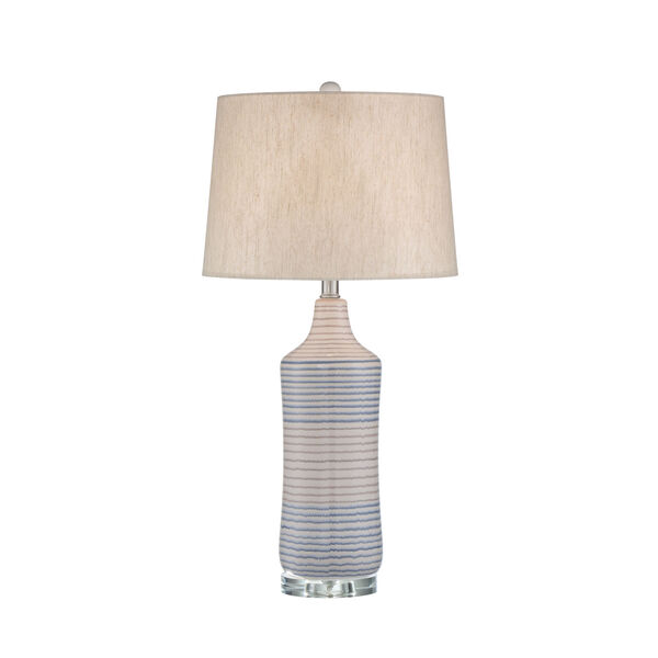Fedella Striped One-Light Table Lamp, image 1