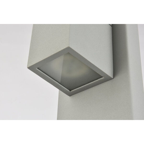 Raine Silver 360 Lumens 12-Light LED Outdoor Wall Sconce, image 4