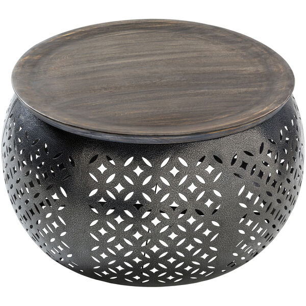Jaali Charcoal Cocktail and Coffee Table, image 1