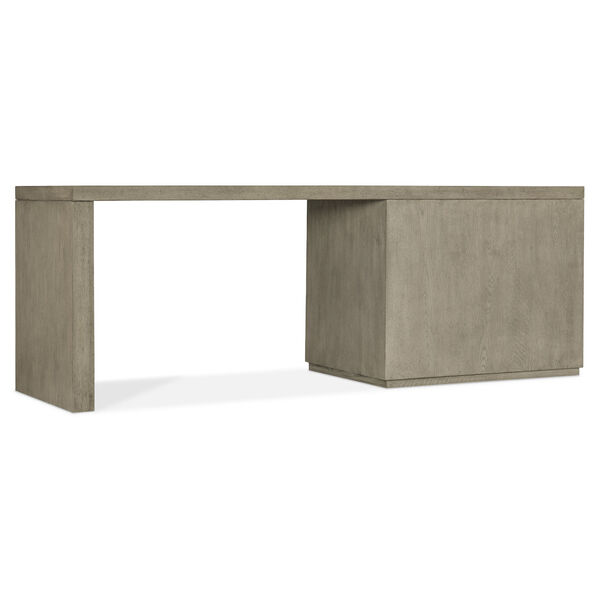 Linville Falls Smoked Gray 84-Inch Desk with Lateral File, image 2