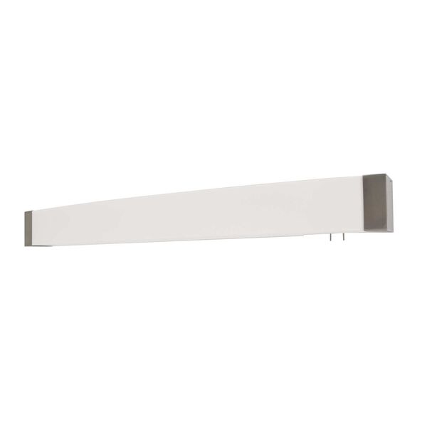 Algiers Satin Nickel 37-Inch Two-Light Integrated LED Wall Sconce, image 1