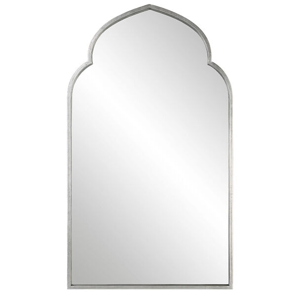 Aster Soft Silver Arch Wall Mirror, image 2