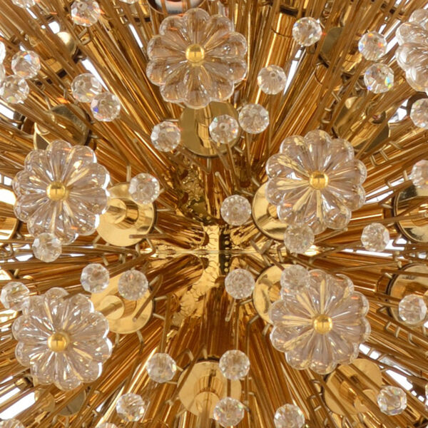 White and Gold 10-Light  Lolita Chandelier, image 3