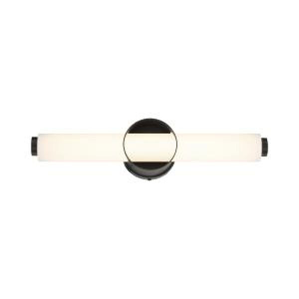 Santoro Black Integrated LED Bath Bar, image 1