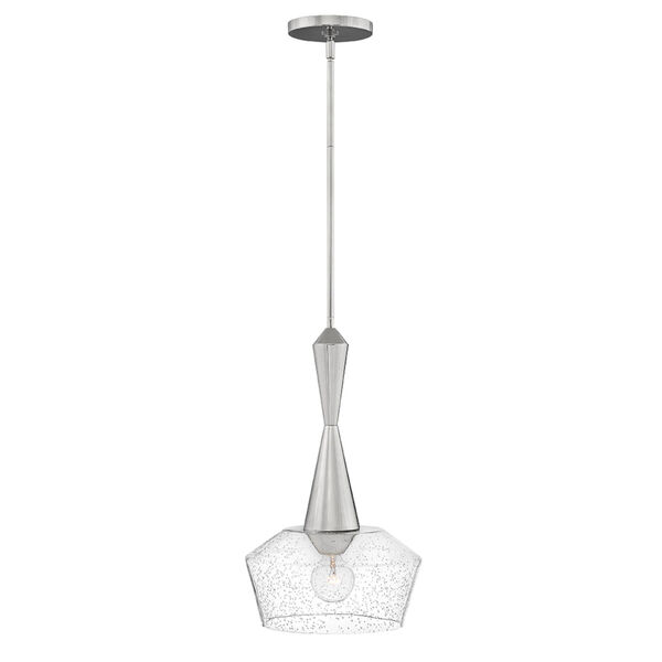 Bette Polished Nickel 13-Inch One-Light Pendant, image 2