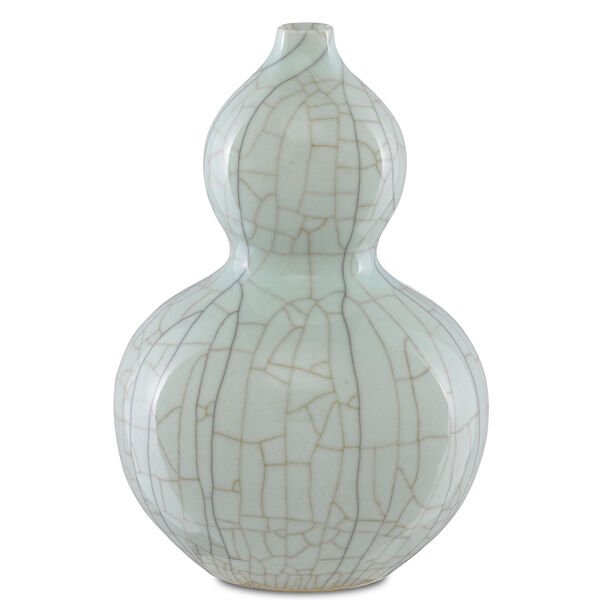 Maiping Celadon Crackle Double Gourd Vase, image 1