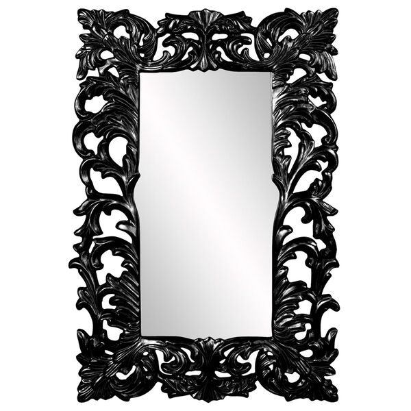 Augustus Glossy Black Mirror, image 1