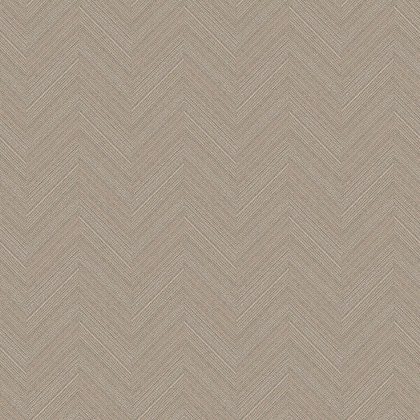 Herringbone Brown Taupe Peel and Stick Wallpaper, image 2