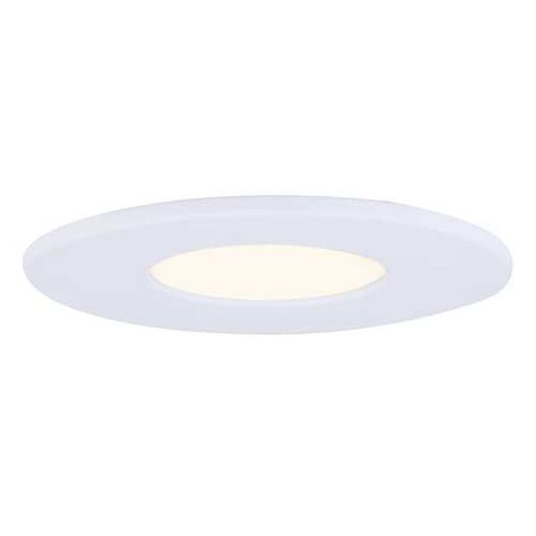 White Five-Inch LED Disk Light, image 1