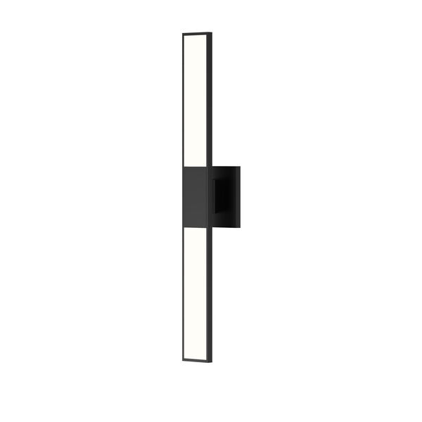 Planes Satin Black LED 2.5-Inch Wall Sconce, image 1