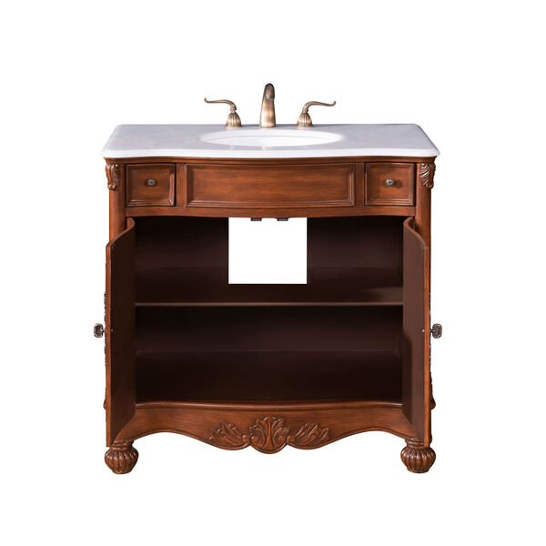Windsor Teak 36-Inch Vanity Sink Set, image 5
