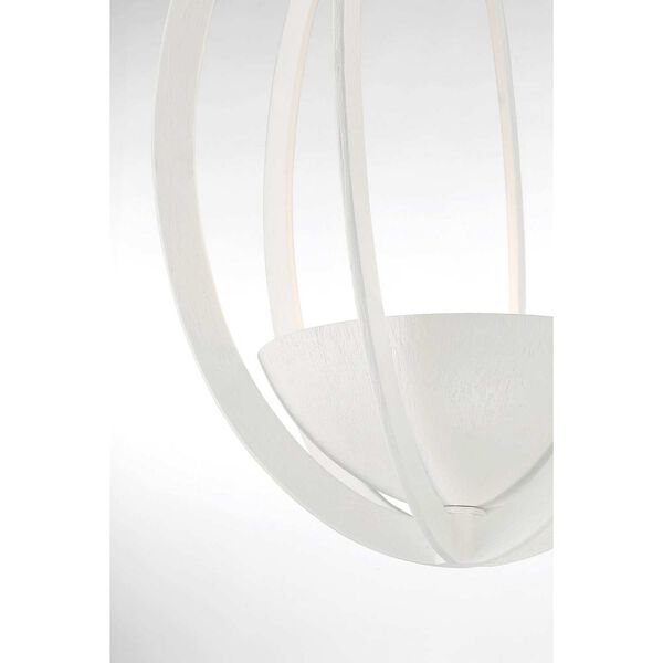 Eclipse Gesso White Two-Light Chandelier, image 6