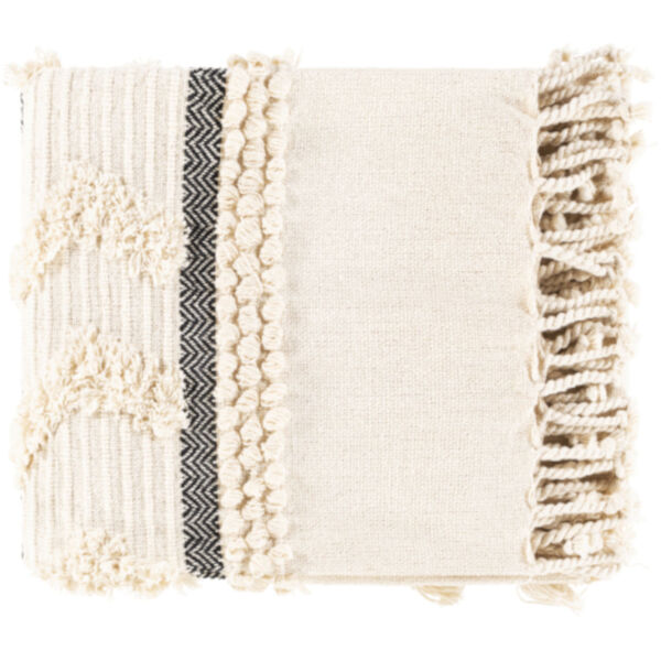 Vasant Ivory and Ink Throw, image 1