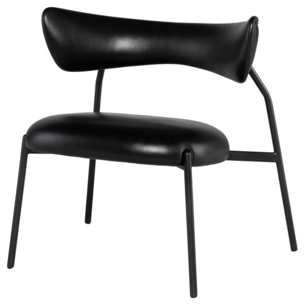 Dragonfly Matte Black Occasional Chair, image 1