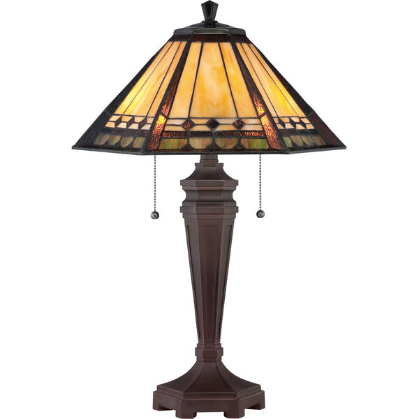 Arden Bronze Two-Light Desk Lamp, image 1