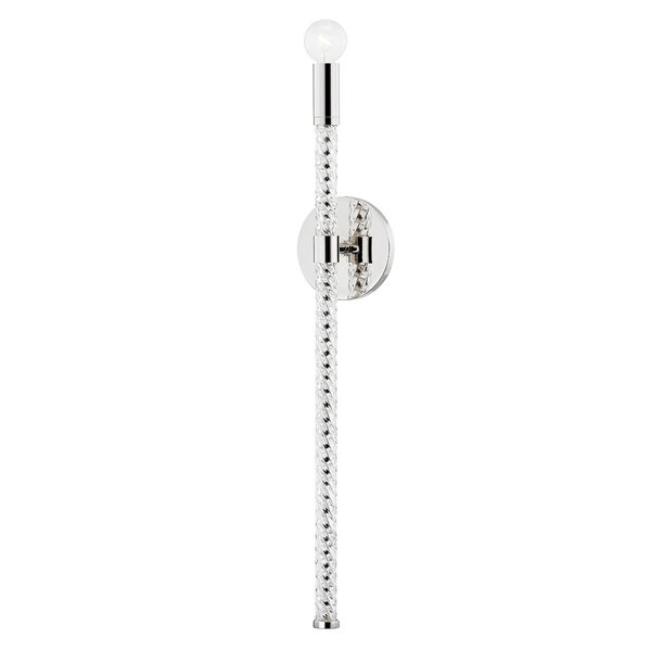 Pippin Polished Nickel One-Light ADA Wall Sconce, image 1