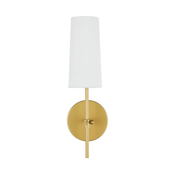 Mel Brass Five-Inch One-Light Wall Sconce, image 3