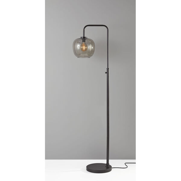 Ashton Matte Black One-Light  Floor Lamp, image 6