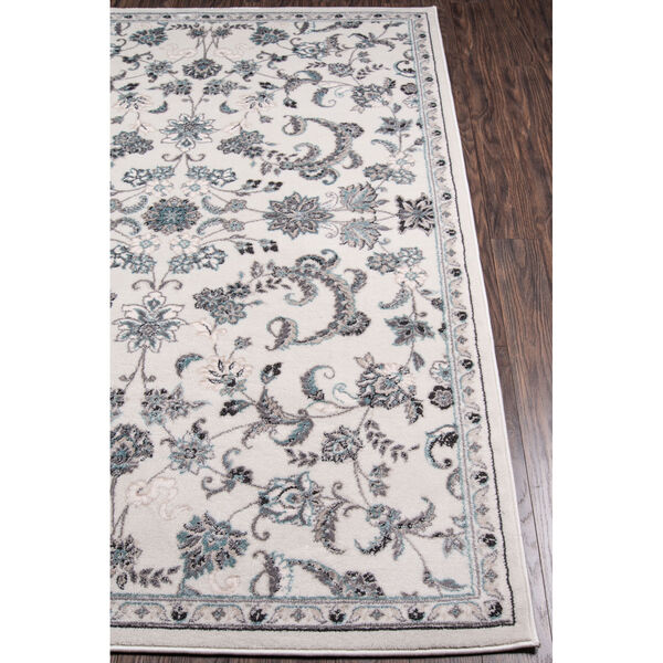 Brooklyn Heights Floral Ivory Rectangular: 5 Ft. 3 In. x 7 Ft. 6 In. Rug, image 3