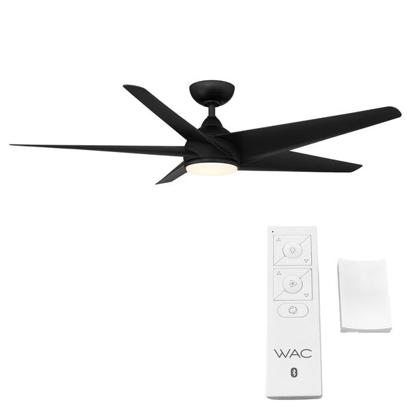 Viper Matte Black 60-Inch LED Smart Indoor Outdoor Ceiling Fan, image 3