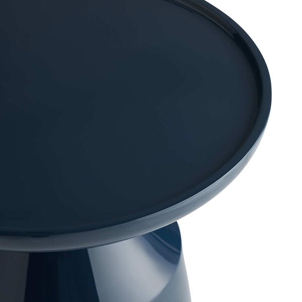 Turin Navy Lacquer Side Table, image 3