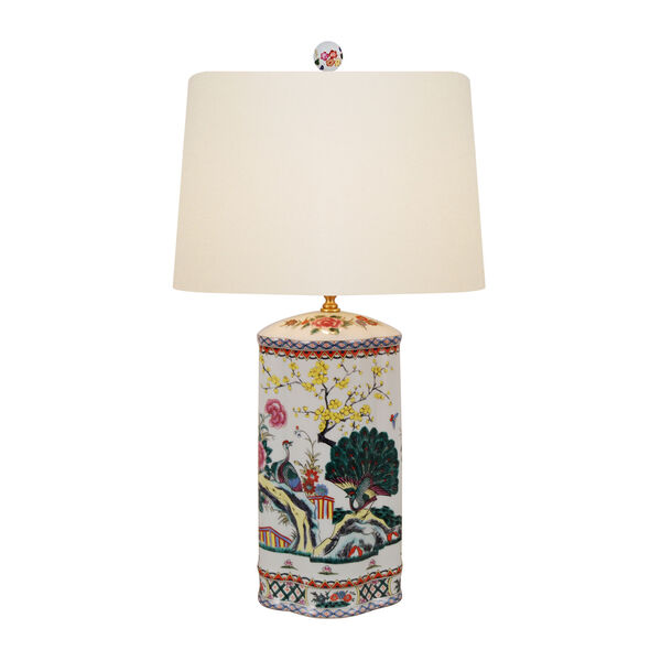 White 25-Inch Vase Table Lamp, image 1