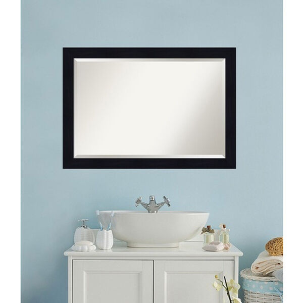 Shiplap Blue 40-Inch Bathroom Wall Mirror, image 5
