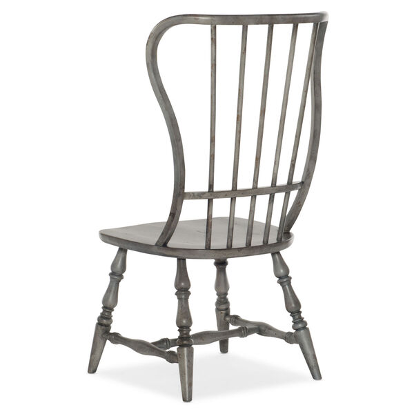 Ciao Bella Gray 43-Inch Spindle Back Side Chair, image 2