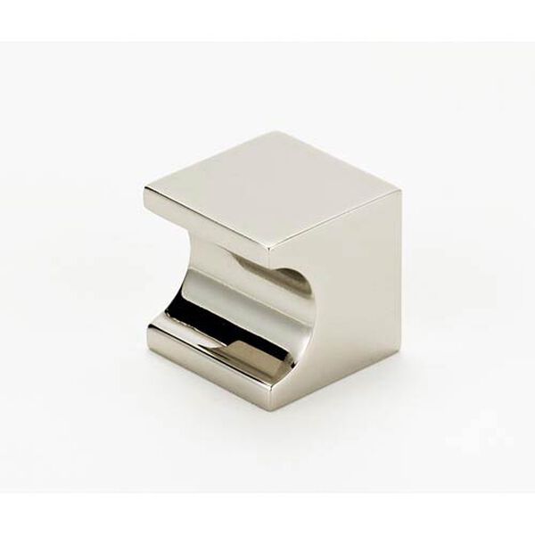 Contemporary II Polished Nickel 20.0 mm Square Knob, image 1