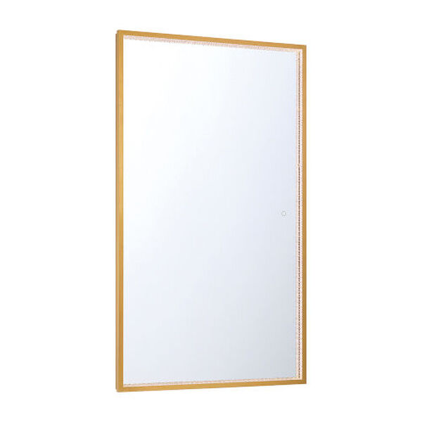 Cerissa Gold 54-Inch LED Wall Mirror, image 1