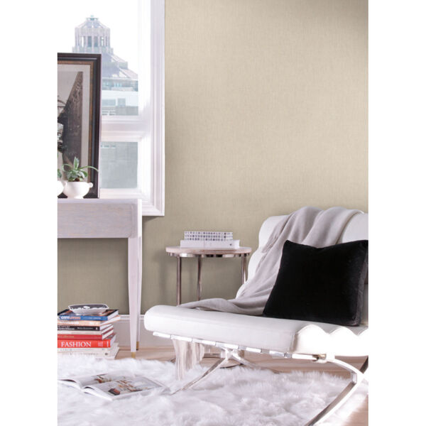 Urban Oasis Warm Gray Garment Wallpaper, image 2
